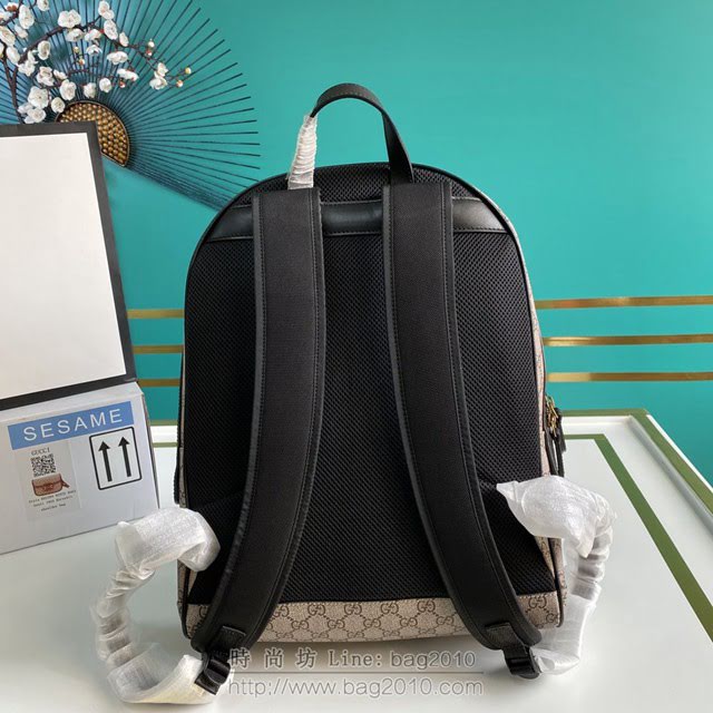 Gucci古馳包包 G家新款雙肩包 419584 古奇虎刺繡男士雙肩背包 gdj1421
